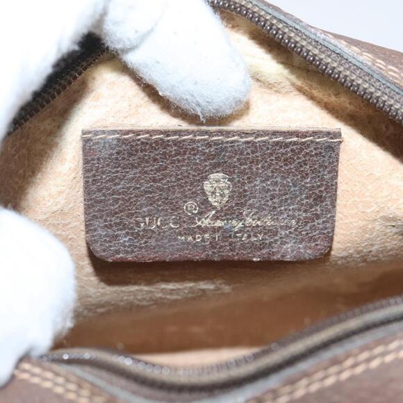 GUCCI GG Supreme Web Sherry Line Shoulder Bag Pvc Beige 156 02 066 - Picture 16 of 16